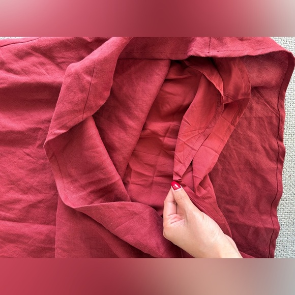 FAITHFULL The Brand Ilride Midi Dress in Wine – Size US 6 (M) - Picture 10 of 15